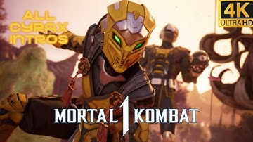 Mortal Kombat 1 - All CYRAX Intro Dialogues (Khaos Reigns DLC)