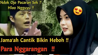 Jama'ah Cantik Bikin Heboh Para Nggarangan !! Di Pengajian Gus Iqdam !