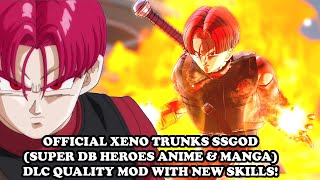 Dlc Canon Xeno Trunks Ssgod Super Db Heroes W New Skills, Moveset & Aura Dragon Ball Xenoverse 2
