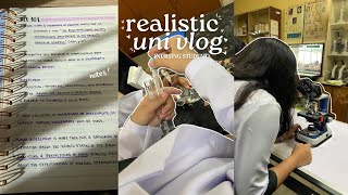 realistic uni vlog 📚 | lots of studying, lab activities, quizzes, digital note taking, etc.