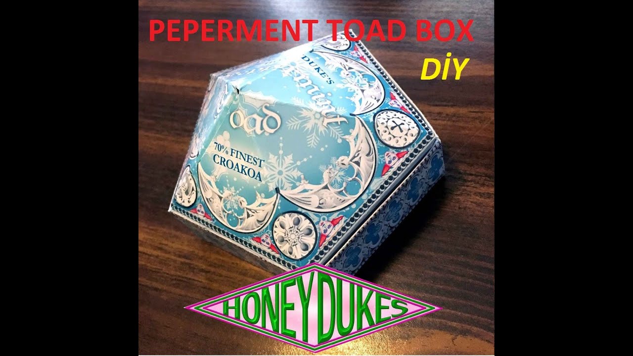 Harry Potter Peppermint Toad Box DİY
