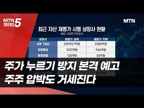 주가 누르기 방지 본격 예고…주주 압박도 거세진다 / 머니투데이방송 (뉴스)
