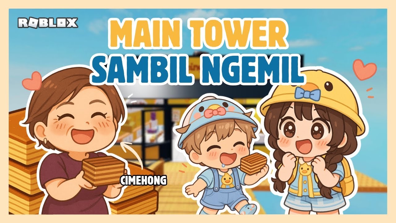 YUMMY!! KITA MAKAN KUE TERENAK DI DUNIA DI TOWER INI!!😍 