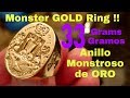 !! Anillo Monstrouso de ORO encontramos en La Playa !! Monster GOLD Ring Found at The Beach !!