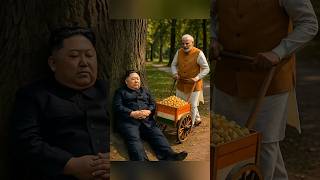Modi Took Gold Cart from Kim Jong Un 😱 | Funny Video#lol