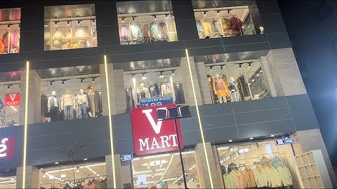 V Mart  newly opened at Jamnagar.     🥰👍🏿👍🏿👍🏿#youtube #jamnagar #vmart