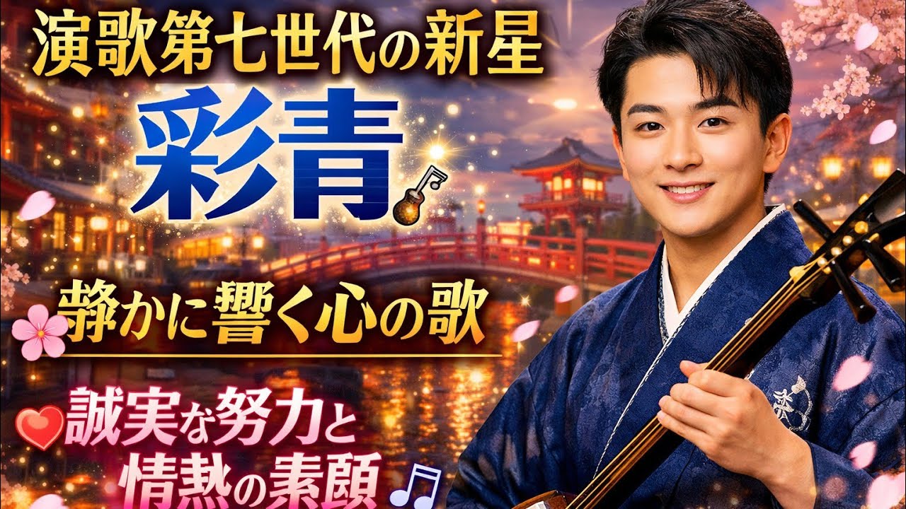 🌟🎤 演歌第七世代に輝く星・彩青 🪕✨