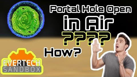 Portal Hole|Portal Gun| Evertechsandbox|New Mod #shorts#thesandboxgamer #scrapmechanic
