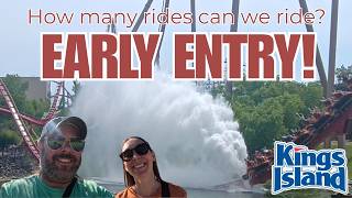 How Many Rides Can We Ride |  Diamondback, All New Phantom Theater at Kings Island Early Entry!