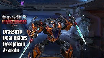 TRANSFORMERS Online 变形金刚 - DragStrip Dual Blades Decepticon Assassin Escort Mode Gameplay