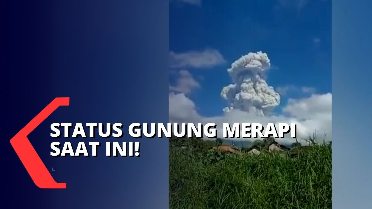 Gunung Merapi Erupsi, Status Waspada!