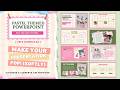 PASTEL THEMED POWERPOINT PRESENTATION || Easy Tutorial and Free Template! 💋