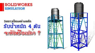 Analysis of the structure of the water tank (Structure Simulation)