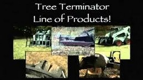 (Video 2 of 2) Tree Terminator 20" - Tree Terminator Product by Grace Manufacturing