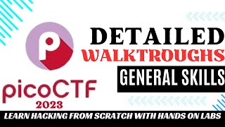 PicoCTF 2023 // Complete General skills solutions // CTF Walkthorughs
