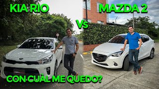 🔥Mazda 2 Vs Kia Rio🔥CON CUÀL ME QUEDO?🔥AutoLatino🔥