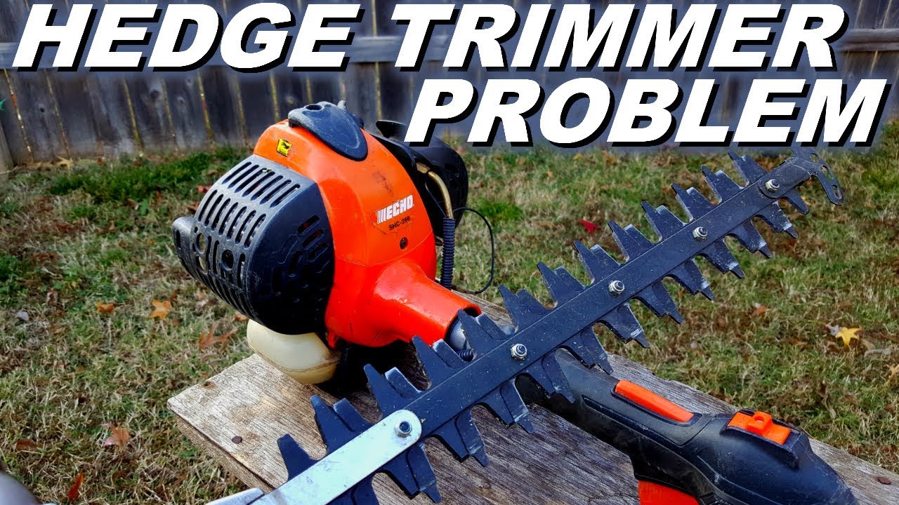 Echo hedge trimmer problem YouTube