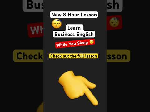 Learn English While Sleeping