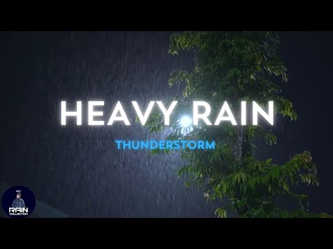 Heavy Rain & Thunderstorm Sounds Black Screen for Deep Focus, Study, and Calm Mental Clarity