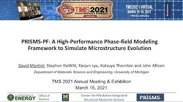PRISMS-PF: A High-Performance Phase-field Modeling Framework to Simulate Microstructure Evolution