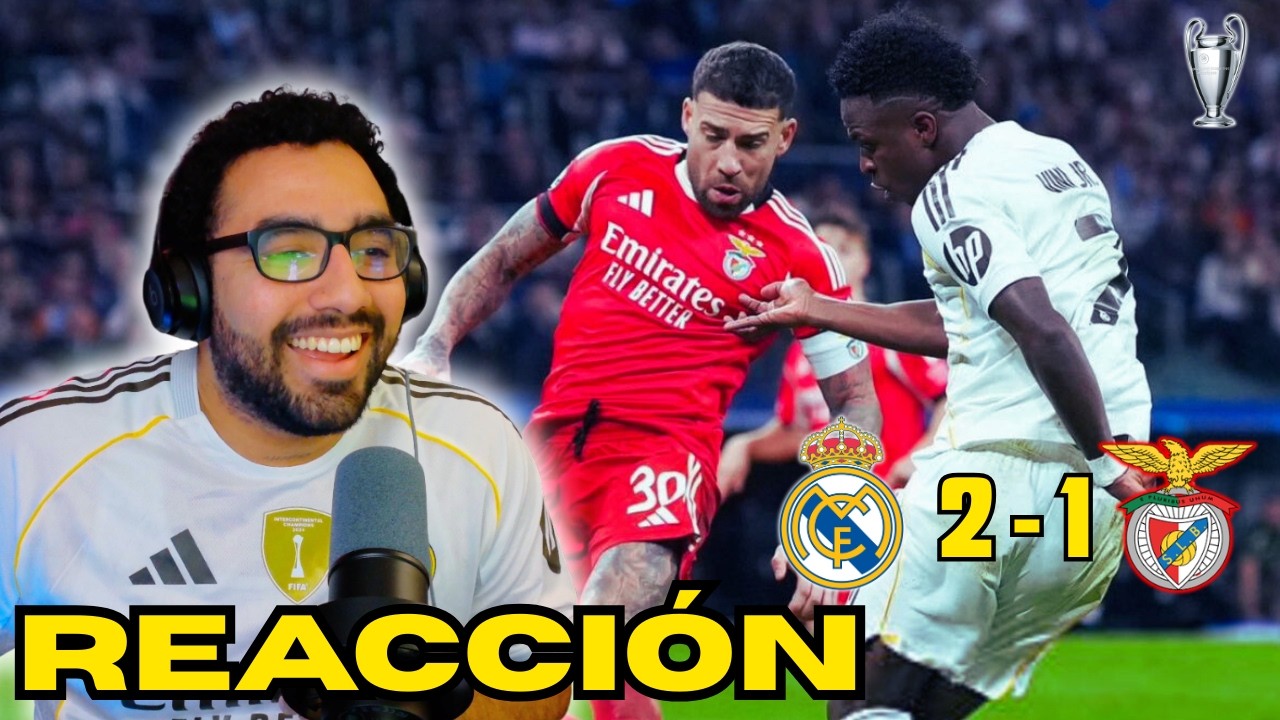 Real Madrid vs Benfica | REACCIÓN EN VIVO | UEFA Champions League - llermofc