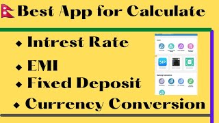 Best App For Calculate Intrest,loan,EMI,Fixed Deposit.#bestapp screenshot 5