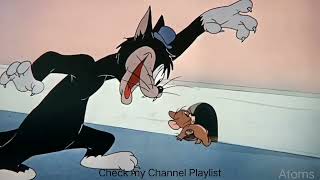 Tom And Jerry × Naruto & Sasuke 4K | Anime Edit | Atoms | PC Live Wallpaper | Montagem Shirt Blue | screenshot 2