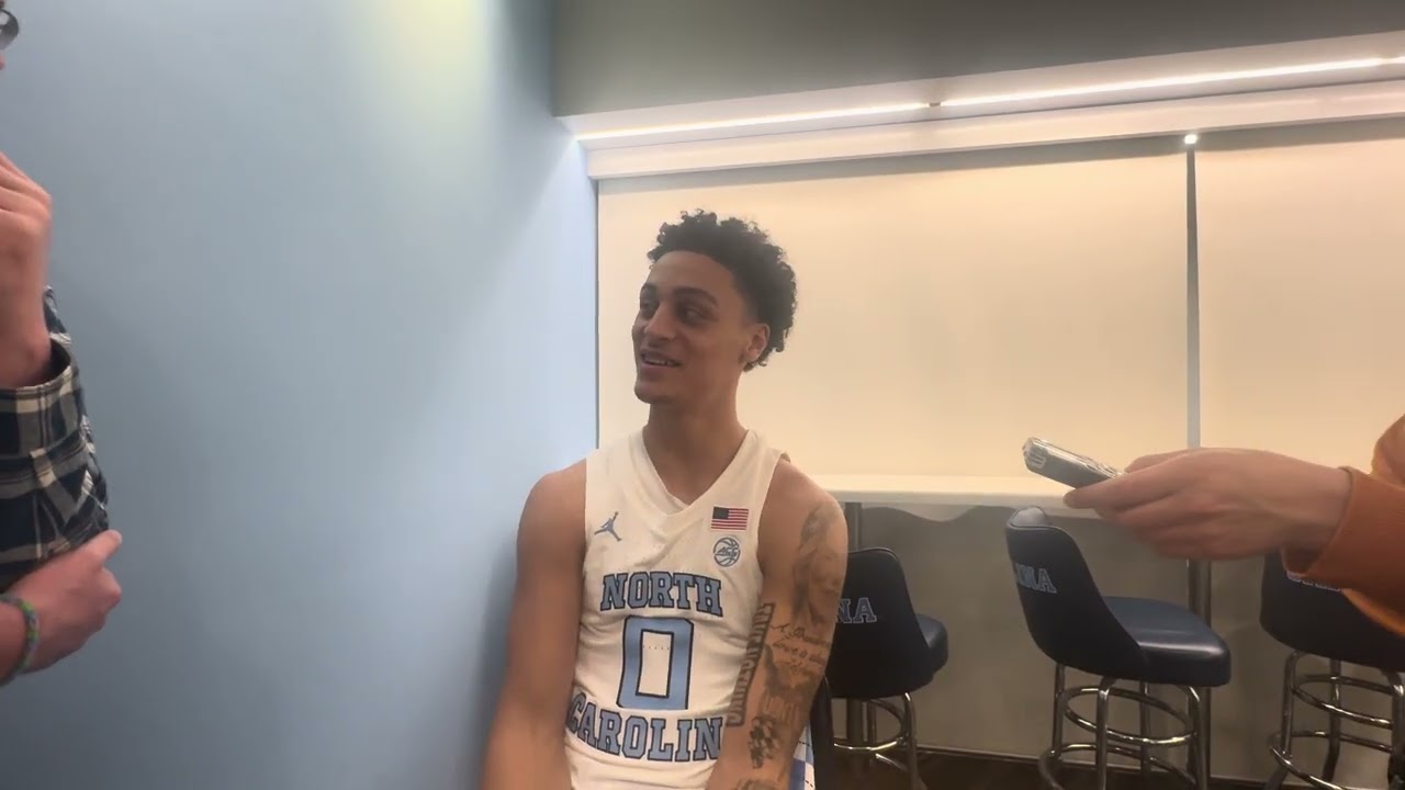Интервью с Кайаном Эвансом после Рэдфорда | Баскетбол UNC