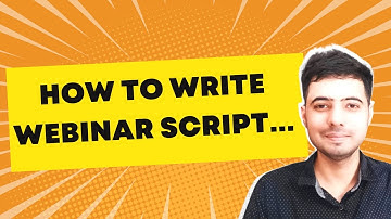 How To Write A Great Webinar Sales Script (From Scratch)