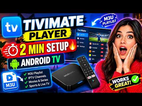 🔥 Install TiviMate on Android TV Box in 2 Minutes! Easy Setup Guide 2026