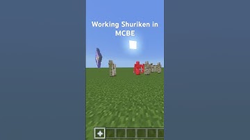 Working Shuriken in MCBE