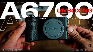 UNBOXING SONY A6700 E LENTE 16MM 1.4 SIGMA