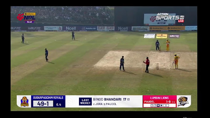 LUMBINI LIONS VS SUDURPASCHIM ROYALS ||