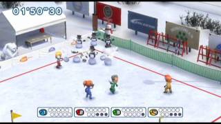 Wii「ゴーバケーション」雪合戦　プレイ動画