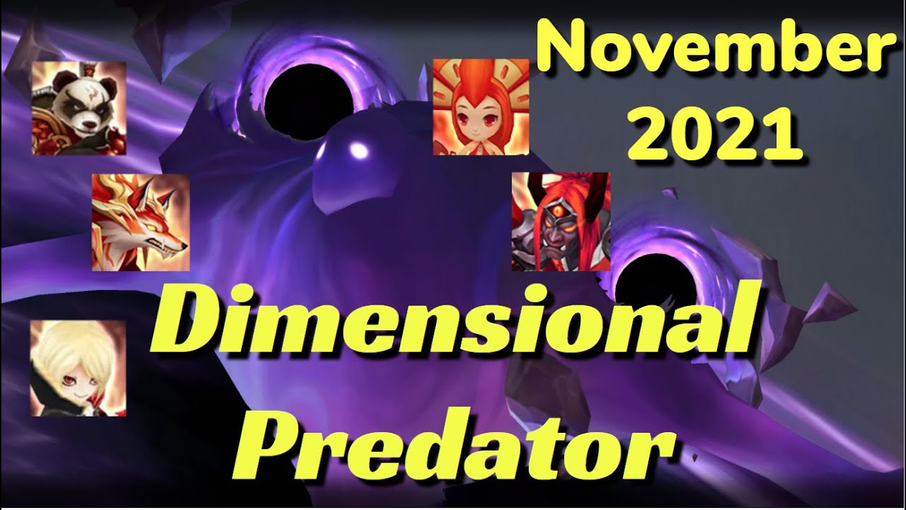 Dimensional Predator November 2021 - Ellunia (F2P friendly team)