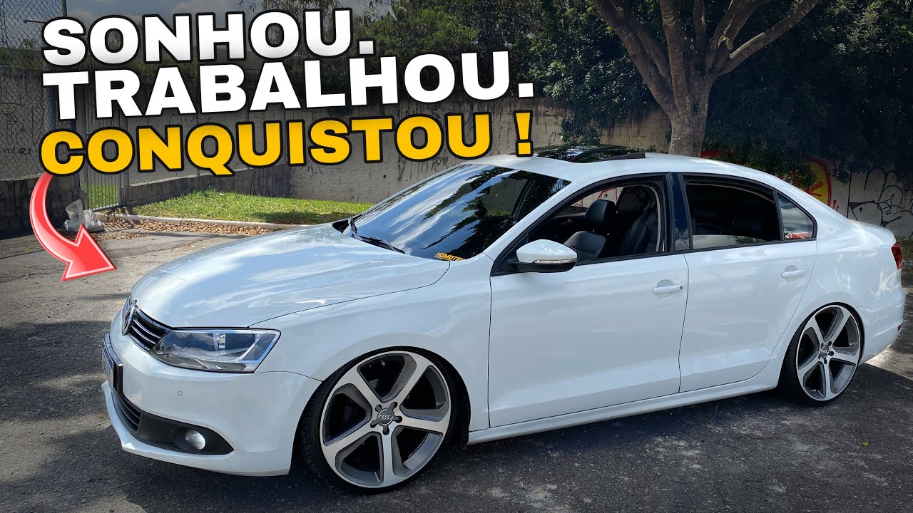 TRABALHOU DURO E CONQUISTOU O JETTA 2.0 COM RODAS 20 🔥