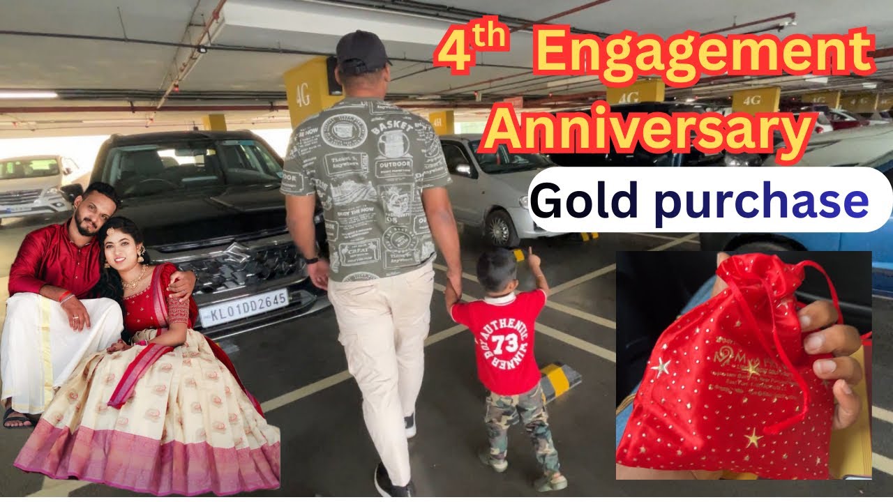 4th Engagement Anniversary  | Gold purchased | Trivandrum city | vlogswithmasterrishi