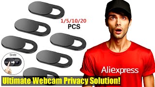 Ultimate Privacy Protection: Webcam Cover Shutter Magnet Slider Plastic Camera Cover