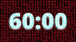 60 minute timer. random numbers