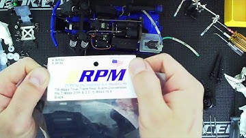 Traxxas Tmaxx Upgrade Part5 Remove rear shocks and set up RPM true track conversion kit