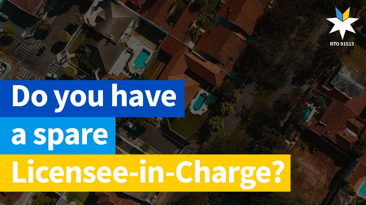 Real Estate  | Strata Management  | Do you have a spare Licensee-in-Charge?