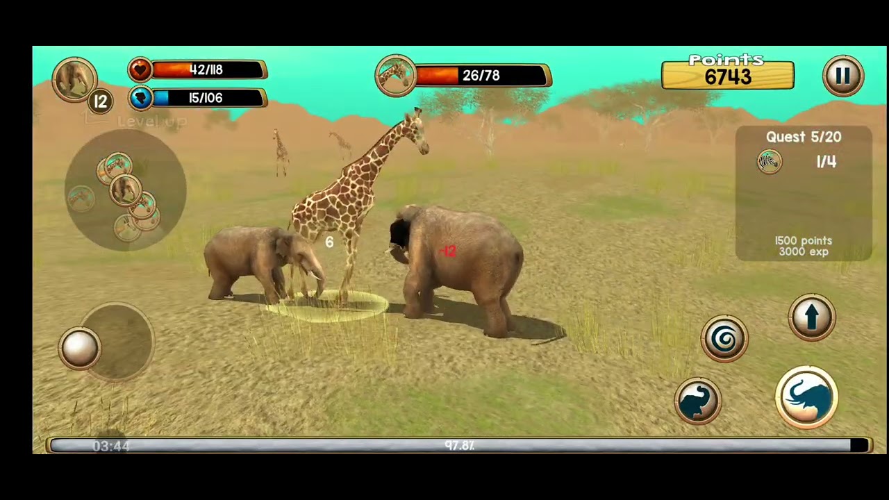 Simulazione elefante