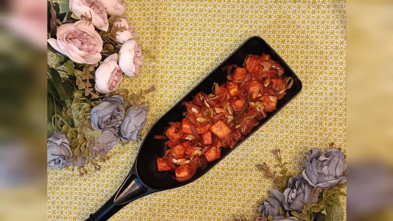 Chili paneer/ tasty and quick/ recipe 