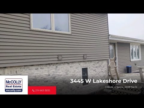 3445 W Lakeshore Drive, Crown Point, IN home video tour