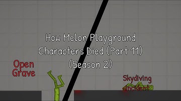 How Melon Playground Characters DIED (Part 11) (Season 2)