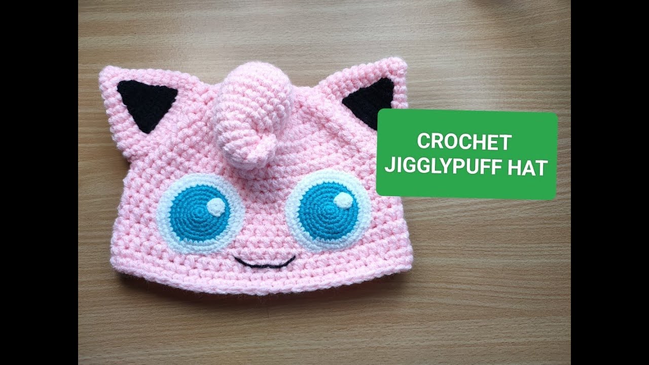 Crochet Jigglypuff Hat ( Pokemon )