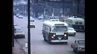 CTA Trolley Busses 1973, Cicero and North Ave, narrated.
