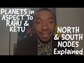 PLANETS in ASPECT To RAHU & KETU LUNAR NODES  #Astrology #RAHU #KETU