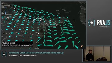 Visualizing Large Datasets with JavaScript Using deck.gl | Marko Letic | RVAJS