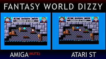 Amiga 500 V Atari ST - Fantasy World Dizzy